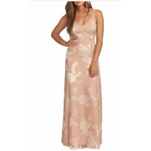 Show Me Your MuMu Pink Floral Maxi Dress